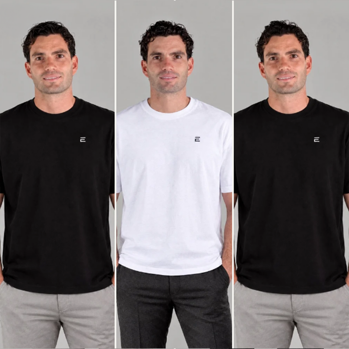 Die Uniform (3er Pack | 2 x Schwarz, 1 x Weiss)